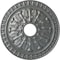 Ekena Millwork Warsaw Ceiling Medallion (Fits Canopies up to 3 1/2"), 18"OD x 3 1/2"ID x 1 3/8"P, Platinum CM18WAPLS - alternate 1
